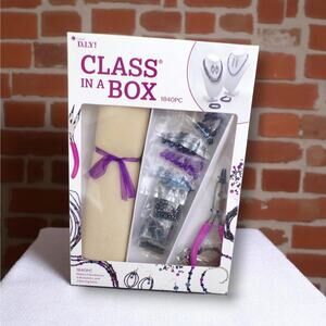 Class In A Box Jewelry Kit Glass Beads Findings Necklaces-Bracelets-Er's